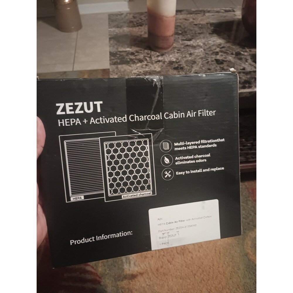 ZEZUT HEPA + Activated Charcoal Cabin Air Filter